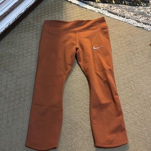 Burnt orange Nike leggings